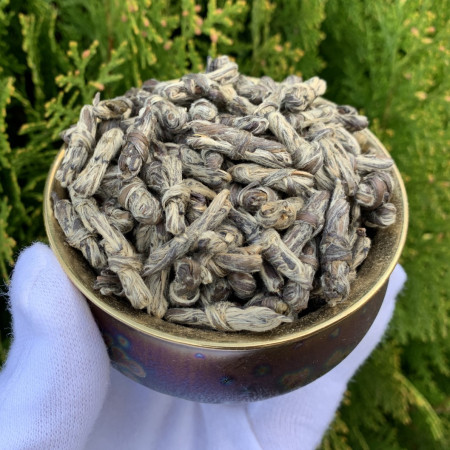 Зеленый чай Хуа Юй Де элитная Жасминовая Нефритовая Бабочка 100 г